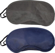 Slaapmaskers  Donker Blauw & Donker Grijs - 2 Stuks - Thuis - Slaapmasker - Onderweg - Vliegtuig - Festival - Slaapcomfort - oDaani