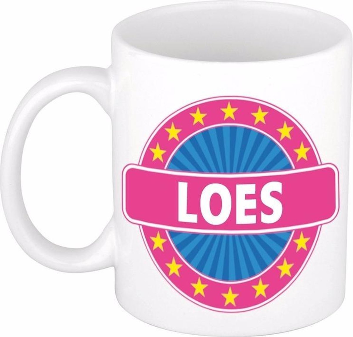 Loes naam koffie mok / beker 300 ml - namen mokken