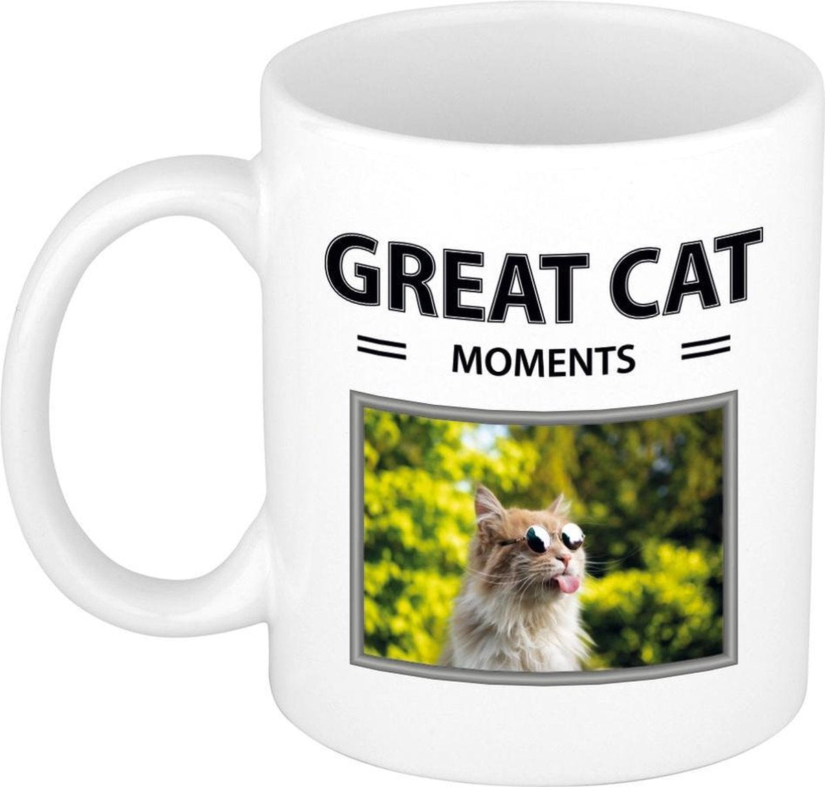 Rode katten mok met dieren foto great cat moments