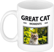 Rode katten mok met dieren foto great cat moments