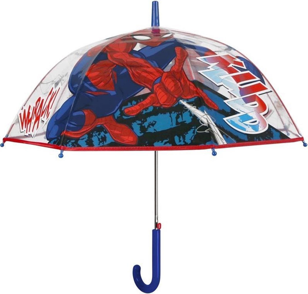 Perletti Kinderparaplu Spiderman 74 Cm Automatisch Rood/blauw