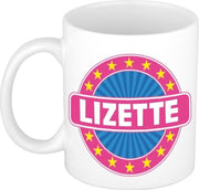 Lizette naam koffie mok / beker 300 ml  - namen mokken