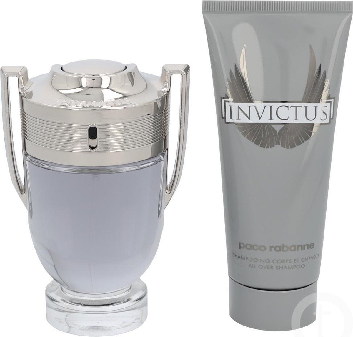Paco Rabanne Invictus Giftset - 100 ml eau de toilette spray + 100 ml showergel - cadeauset voor heren