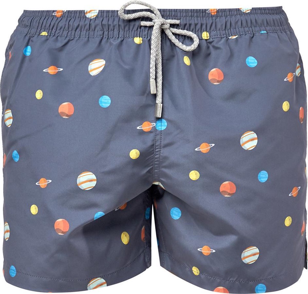 GALAXY Sneldrogende Zwembroek Heren met Mesh Binnenbroek en Drie Zakken - Zachte en Comfortabele Zwemshort Heren / Zwembroeken Heren - Waterafstotende Zwembroek Mannen / Herenmode van Premium Stof - Grijs - S (EU 40)