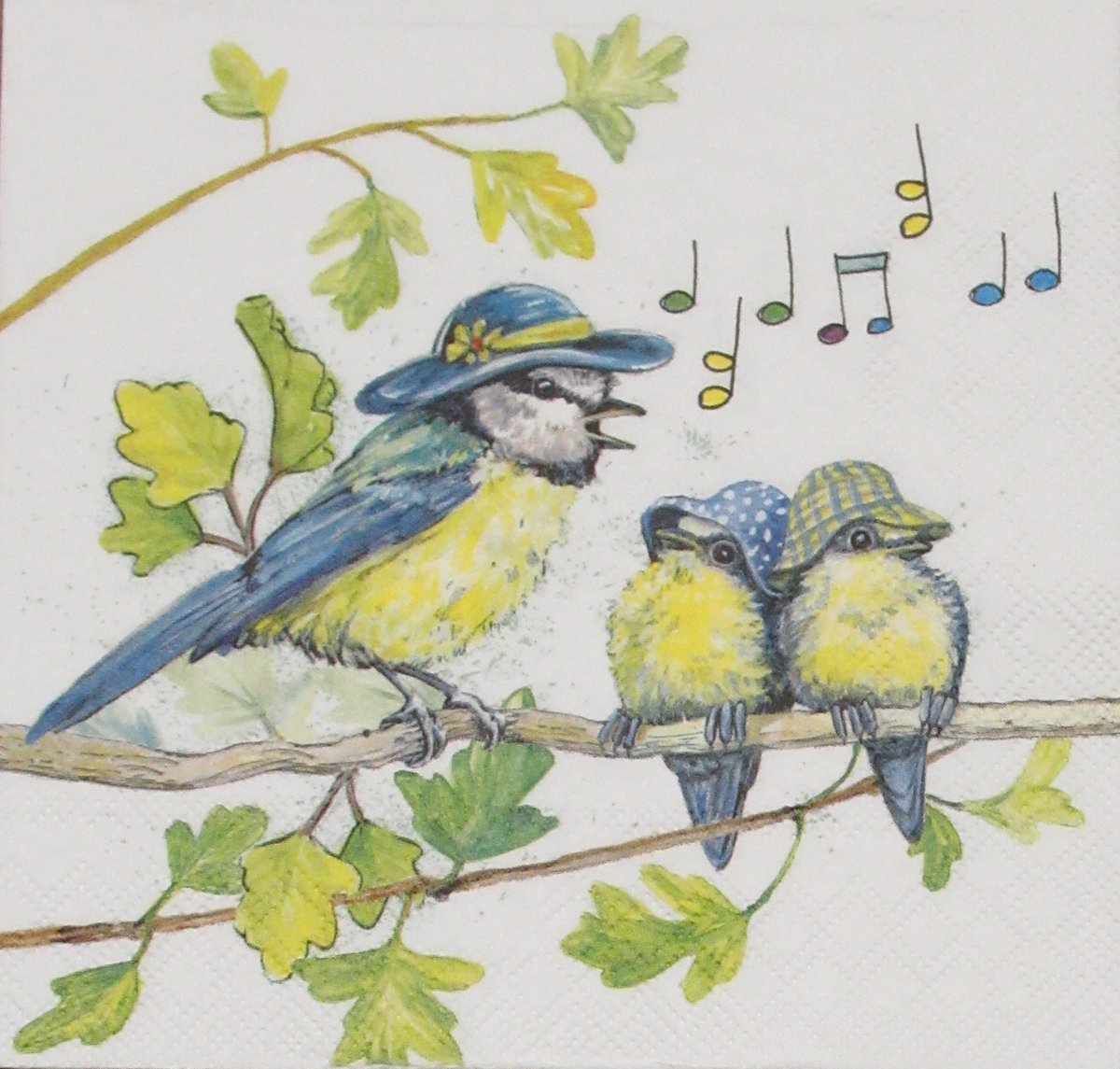 Servetten Whistling 33 x 33 cm