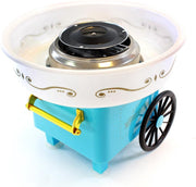 Suikerspinmachine / Suikerspin maker Met 200 Suikerspin Stokjes en Maatlepel – Blauw