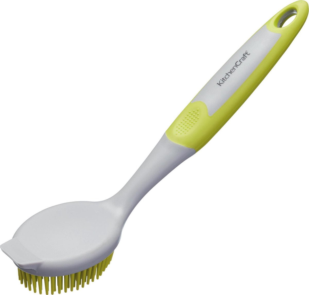 Schoonmaakborstel  Plat - Antibacterieel - Siliconen - KitchenCraft