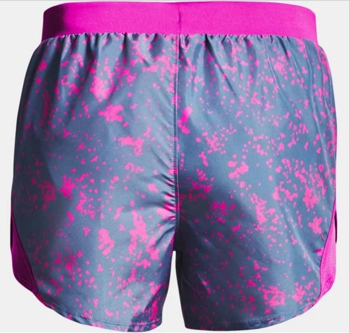 UA Fly By 2.0 Printed Short-BLU Size : SM