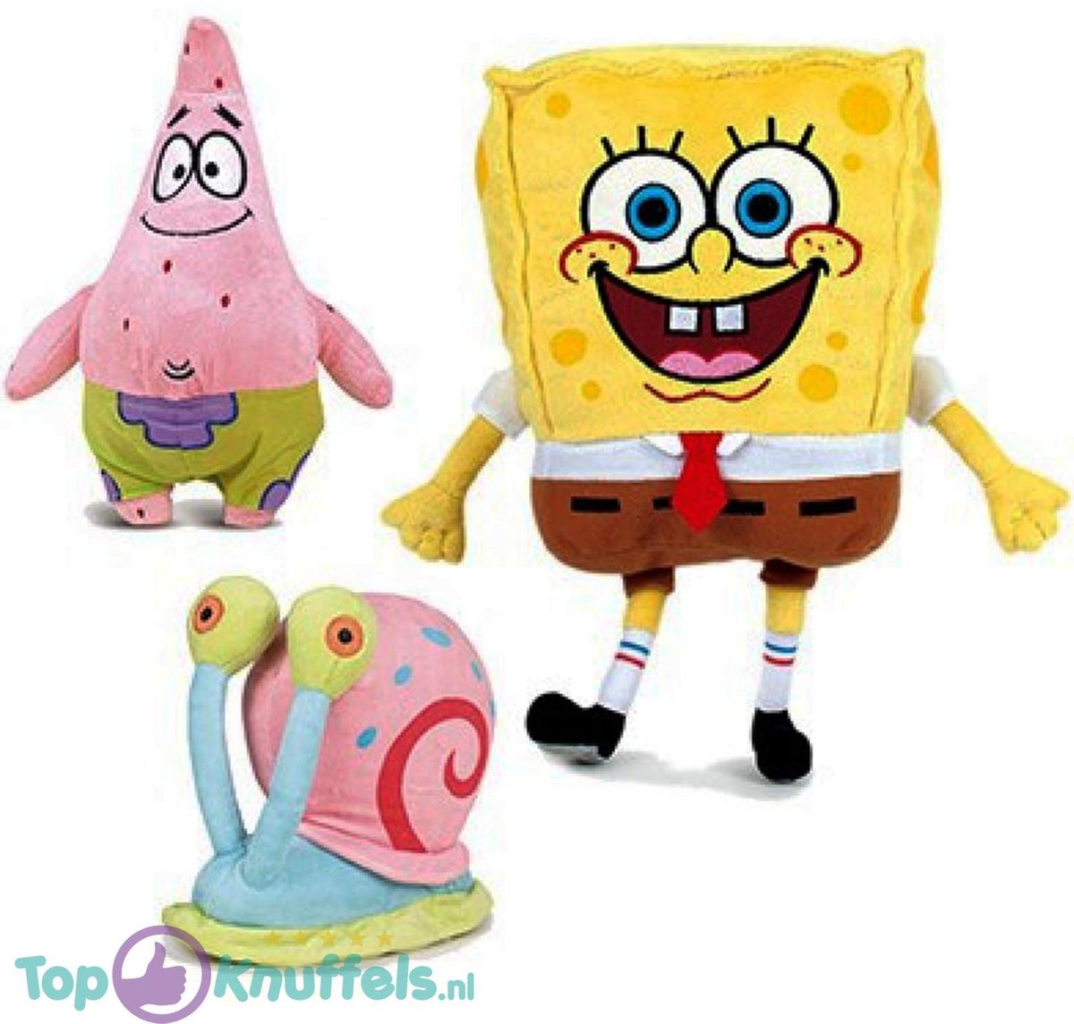 SpongeBob SquarePants Pluche Knuffel Set van 3! (20 cm) | Spongebob Plush Peluche | Patrick Ster