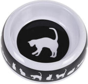 Cats Collection Kattenvoerbak 18 Cm Wit/zwart