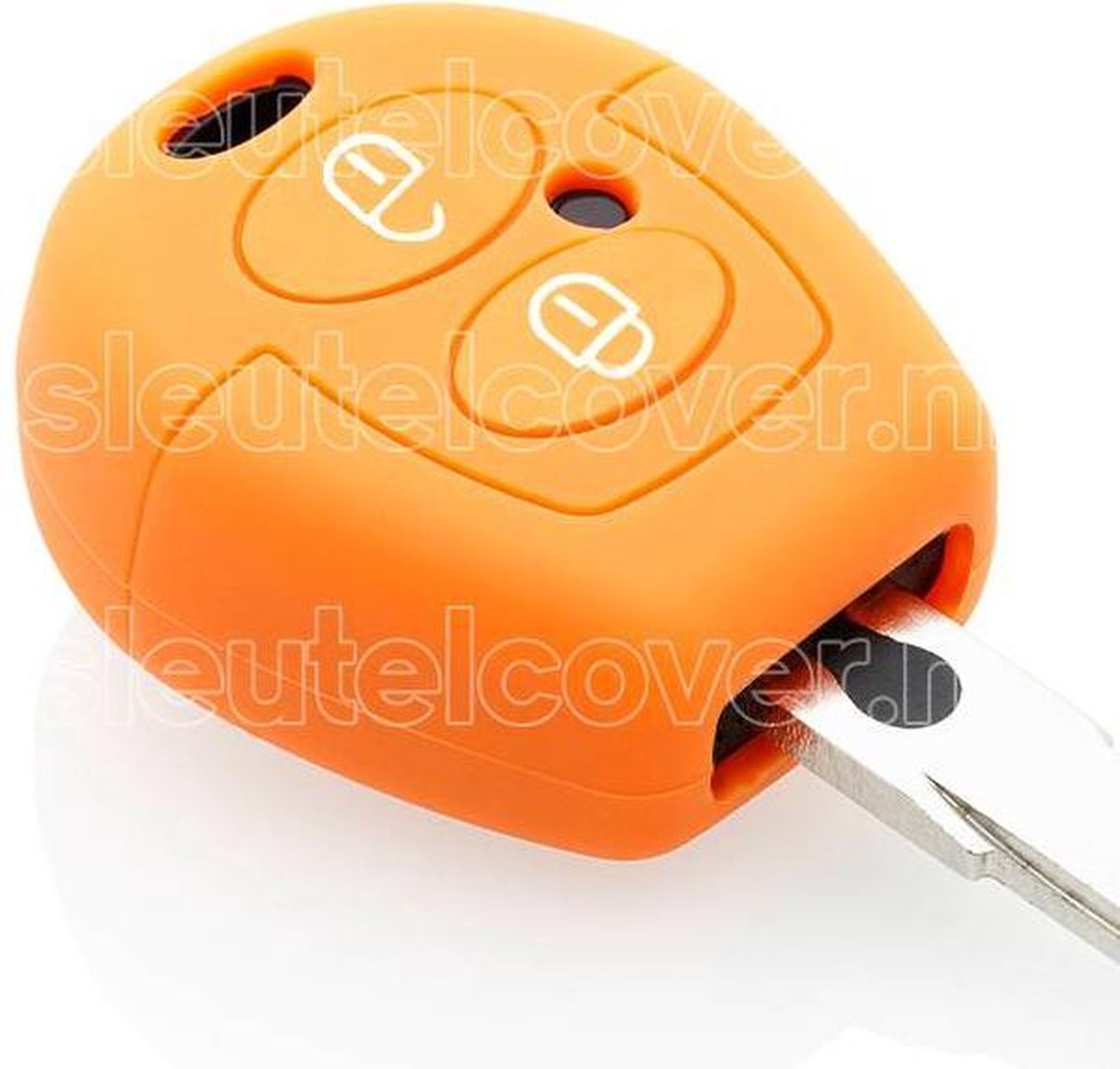 Skoda SleutelCover - Oranje / Silicone sleutelhoesje / beschermhoesje autosleutel