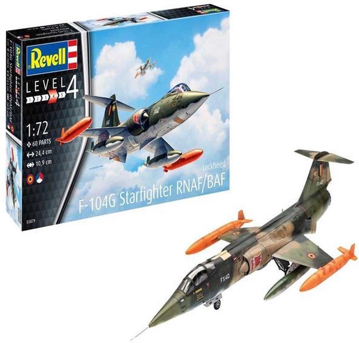 REVELL 1:72 Model Set f104 Starfighter