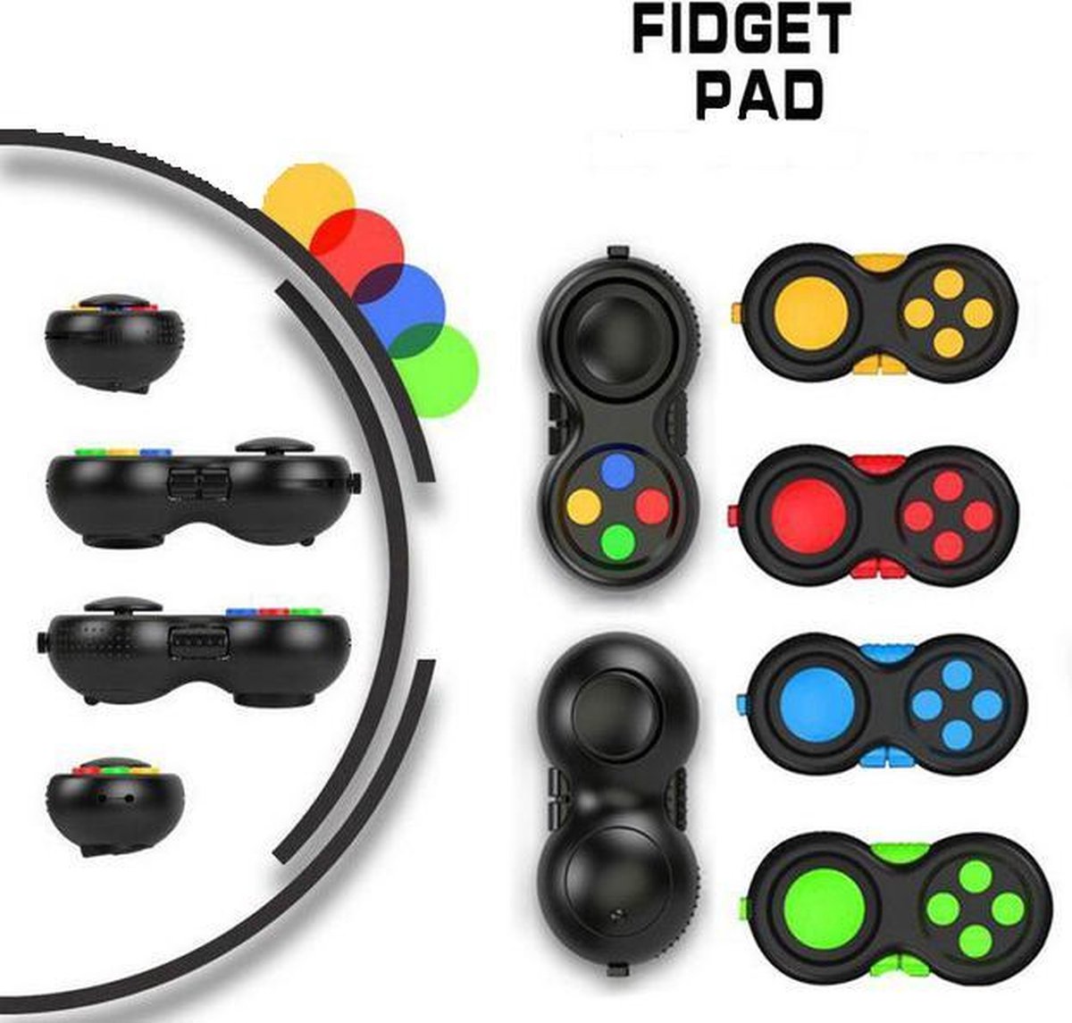 5 stuks fidget pad antistress toy.