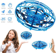 LOUZIR Mini Drone - Anti Bots Sensor - Kinder Cadeau - Zwevende UFO - 4 Propellers - USB oplaadbaar - Infra Rood Sensor - Veilig - Beschermd Door Kooi - Drone Bal - Voor Kinderen - EB Store
