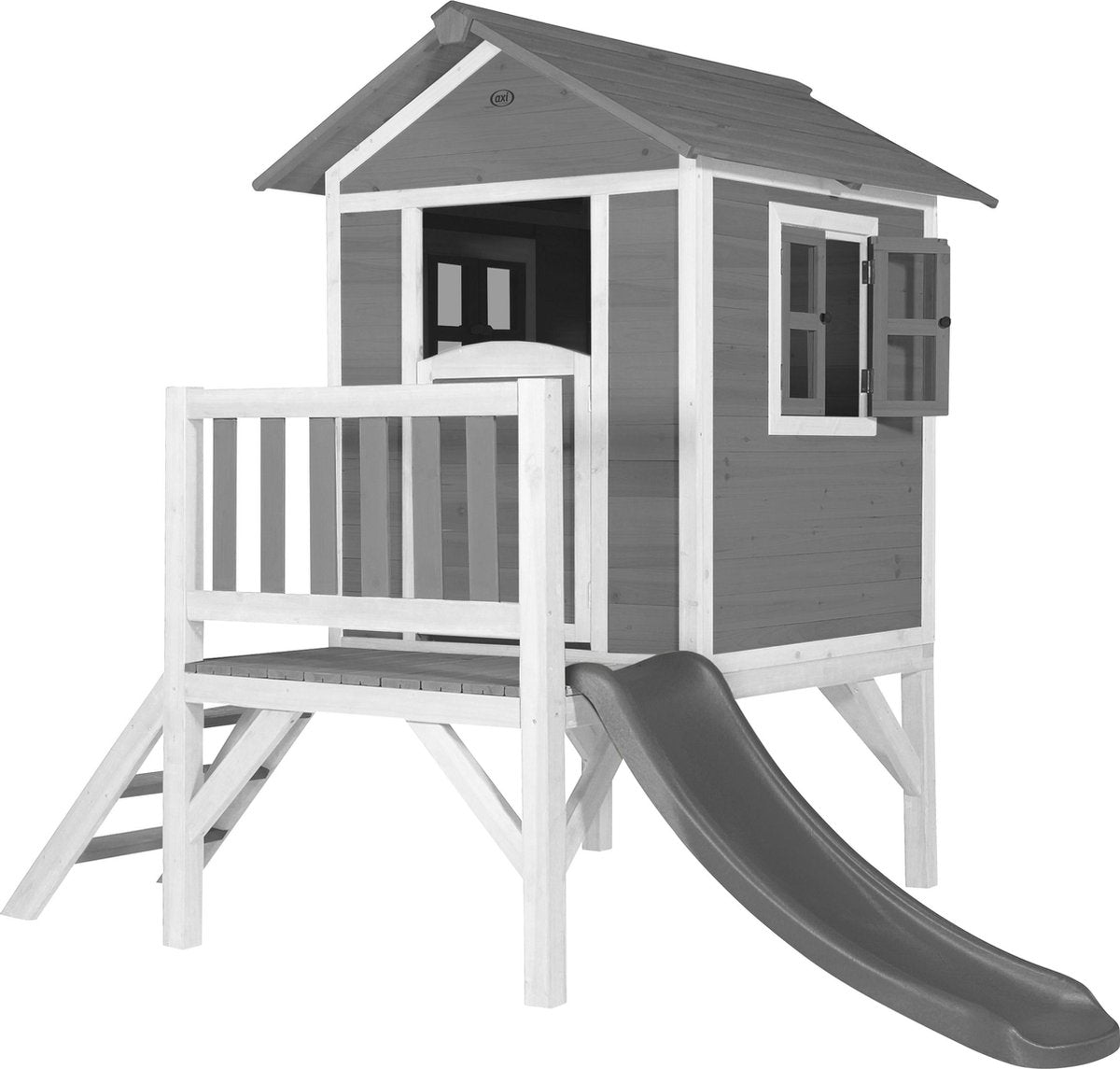 AXI Beach Lodge XL Speelhuis Grijs - Grijze Glijbaan
