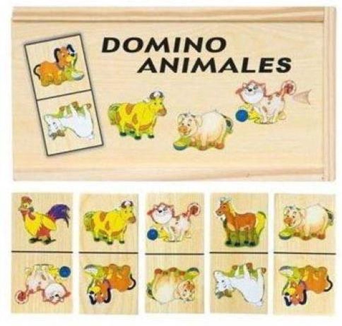 Woody Boerderijdieren Domino 90092