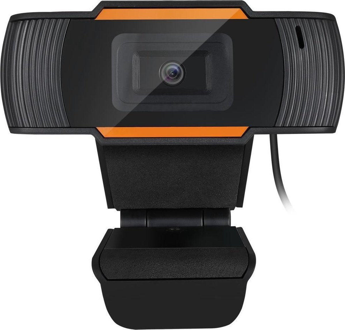Spire Webcam met Microfoon - USB Aansluiting - Plug & Play - Zwart - Auto Focus Lens - Verstelbaar - Voor Windows