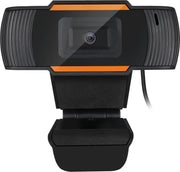 Spire Webcam met Microfoon - USB Aansluiting - Plug & Play - Zwart - Auto Focus Lens - Verstelbaar - Voor Windows