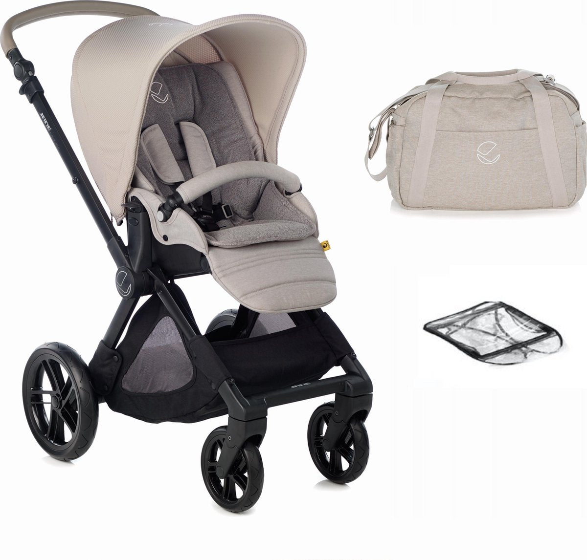 Jane Muum Kinderwagen (2021) Sand + gratis luiertas & regenhoes t.w.v. €139