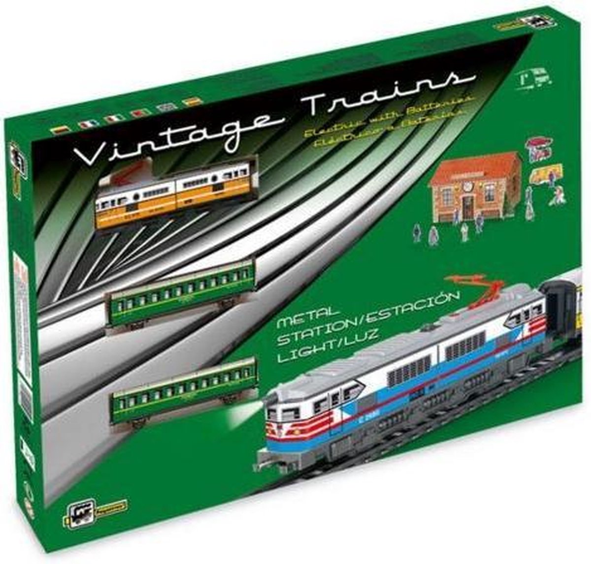 Pequetren Startset Batterij 301 Classic Passagiers Trein