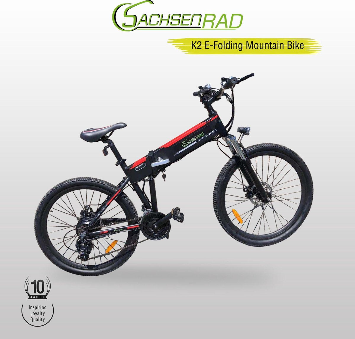 SachsenRad K2 E-Folding Mountain Bike 26" 