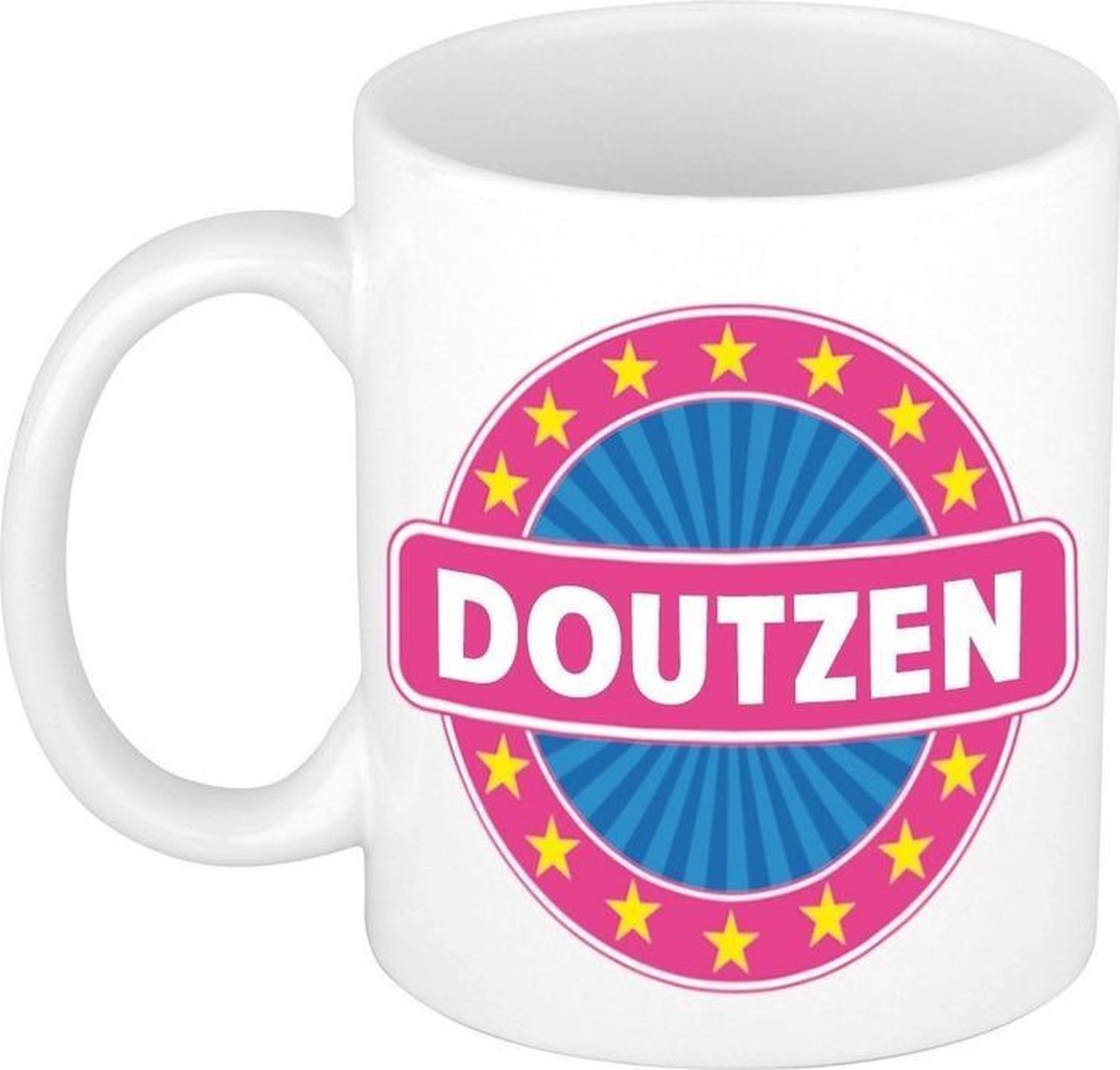 Doutzen naam koffie mok / beker 300 ml  - namen mokken