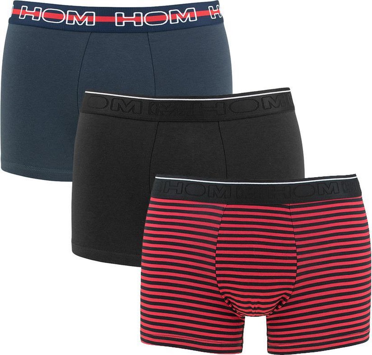 HOM boxer briefs matt 3P multi II - L
