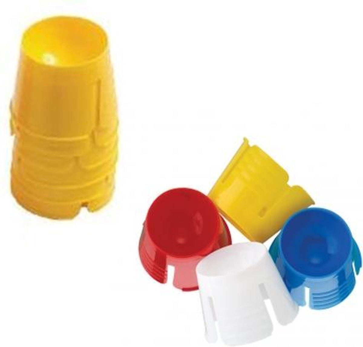 ASA disposable dappenglaasje / dappendish GEEL - 50 stuks