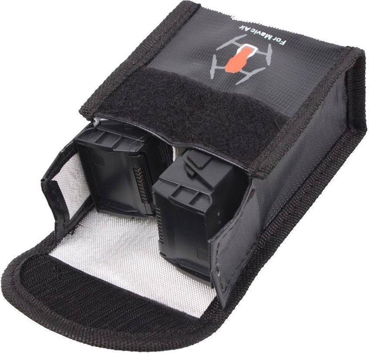 50CAL DJI Mavic Air Medium LiPo accu battery safe bag (2 accu's)