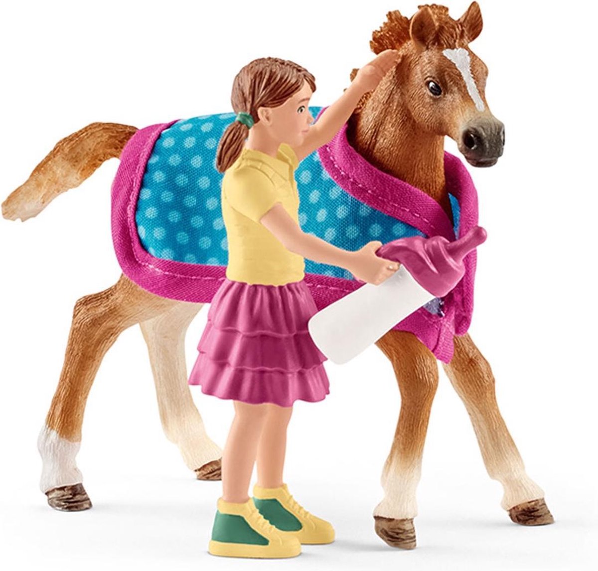 schleich veulen met deken