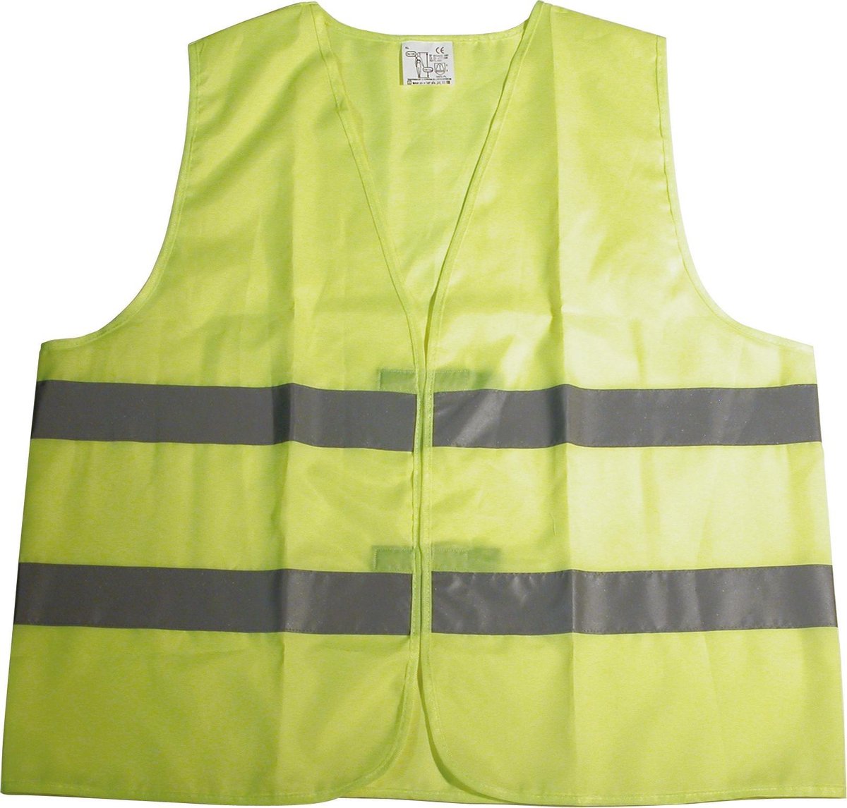 Dresco - Veiligheidhesje - Reflectie -Fluor geel - Maat XL