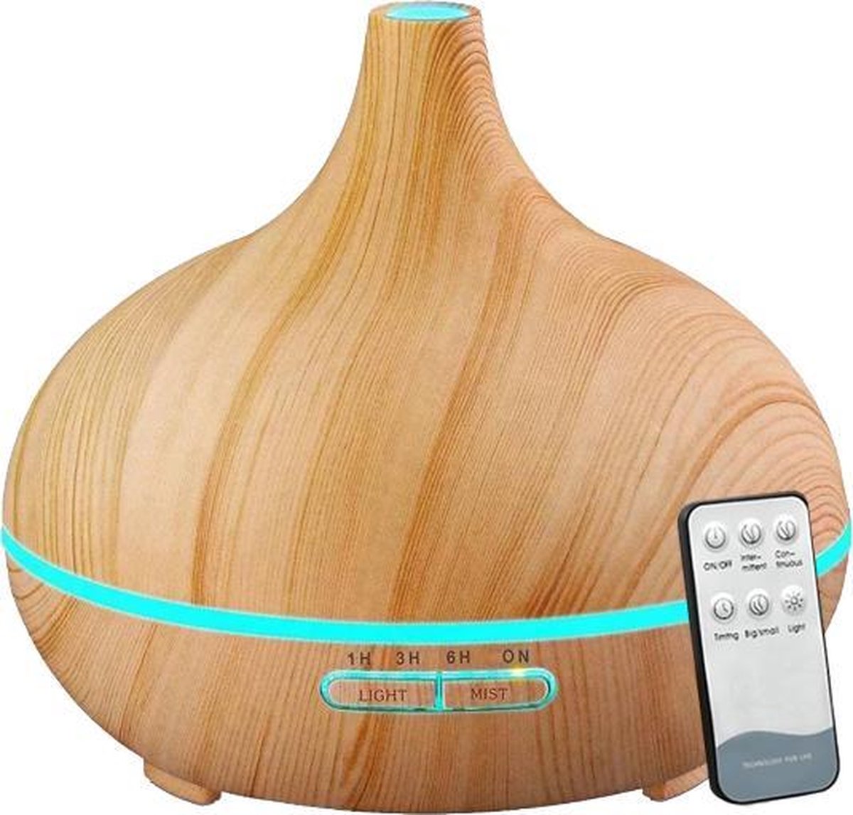 Aroma Diffuser 550ml met afstandsbediening - Vernevelaar - Luchtbevochtiger