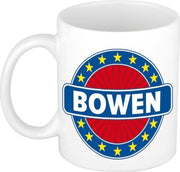 Bowen naam koffie mok / beker 300 ml  - namen mokken