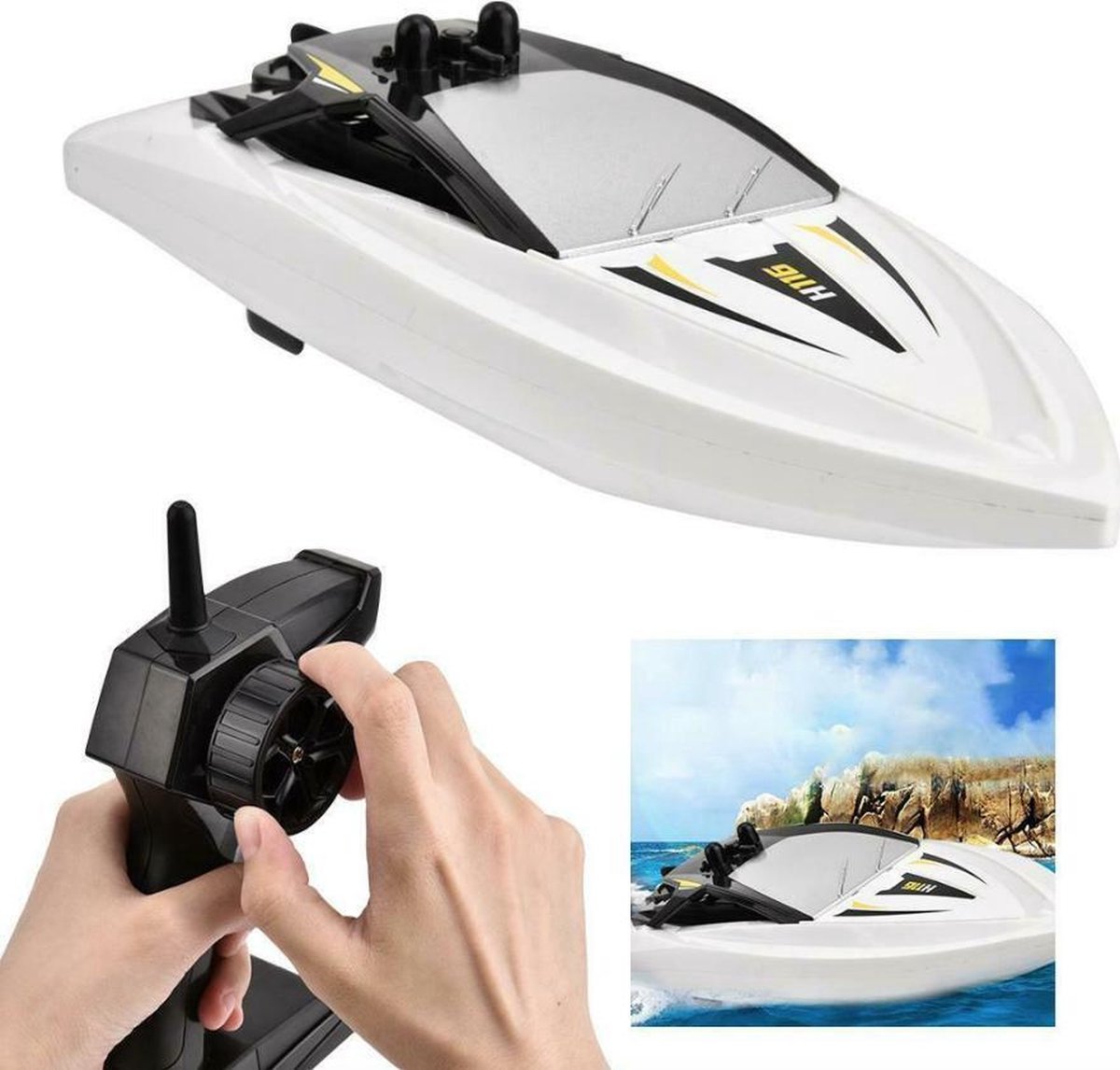 Rc mini Boat - Radiografisch bestuurbaar boot -H116 -