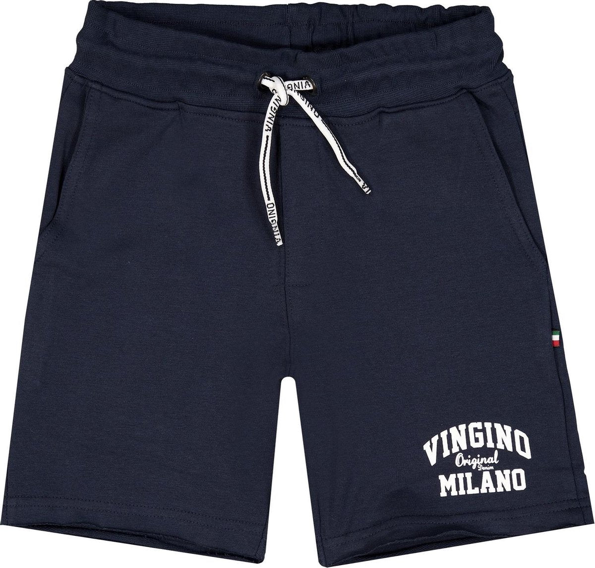 Vingino Sportbroek Kort B-logo Jongens Katoen Donkerblauw Mt 92