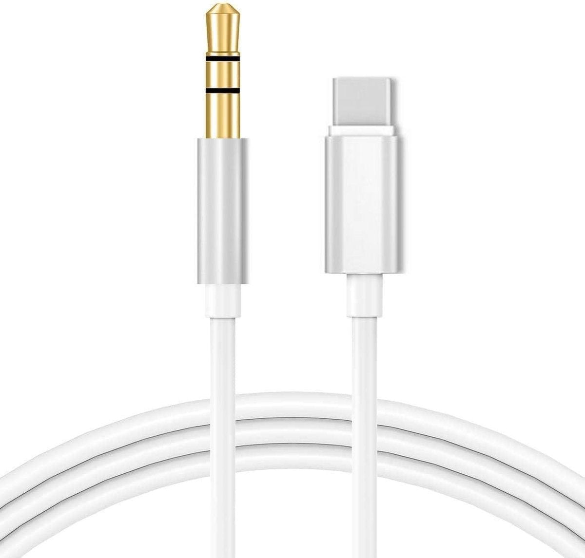 USB-C naar AUX kabel - Convertor – USB C naar jack – Type-C naar oordopjes – USB-C naar Jack 3.5mm – Kabel – Compatibel met Samsung / Apple / Android – USB naar audio – USB naar geluid – USB-C oortjes – Koptelefoon – AUX kabel - Koptelefoons