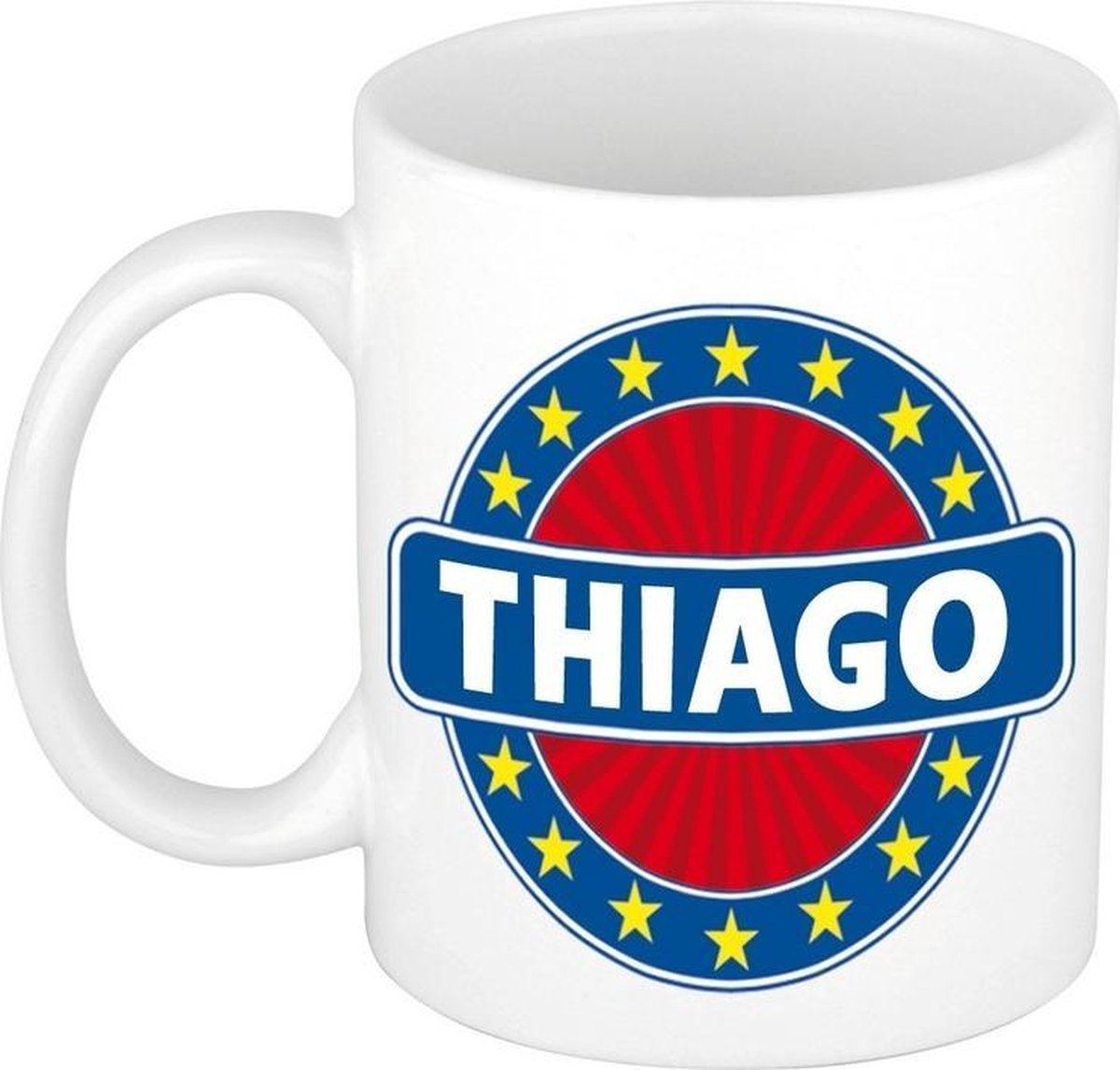 Thiago naam koffie mok / beker 300 ml  - namen mokken