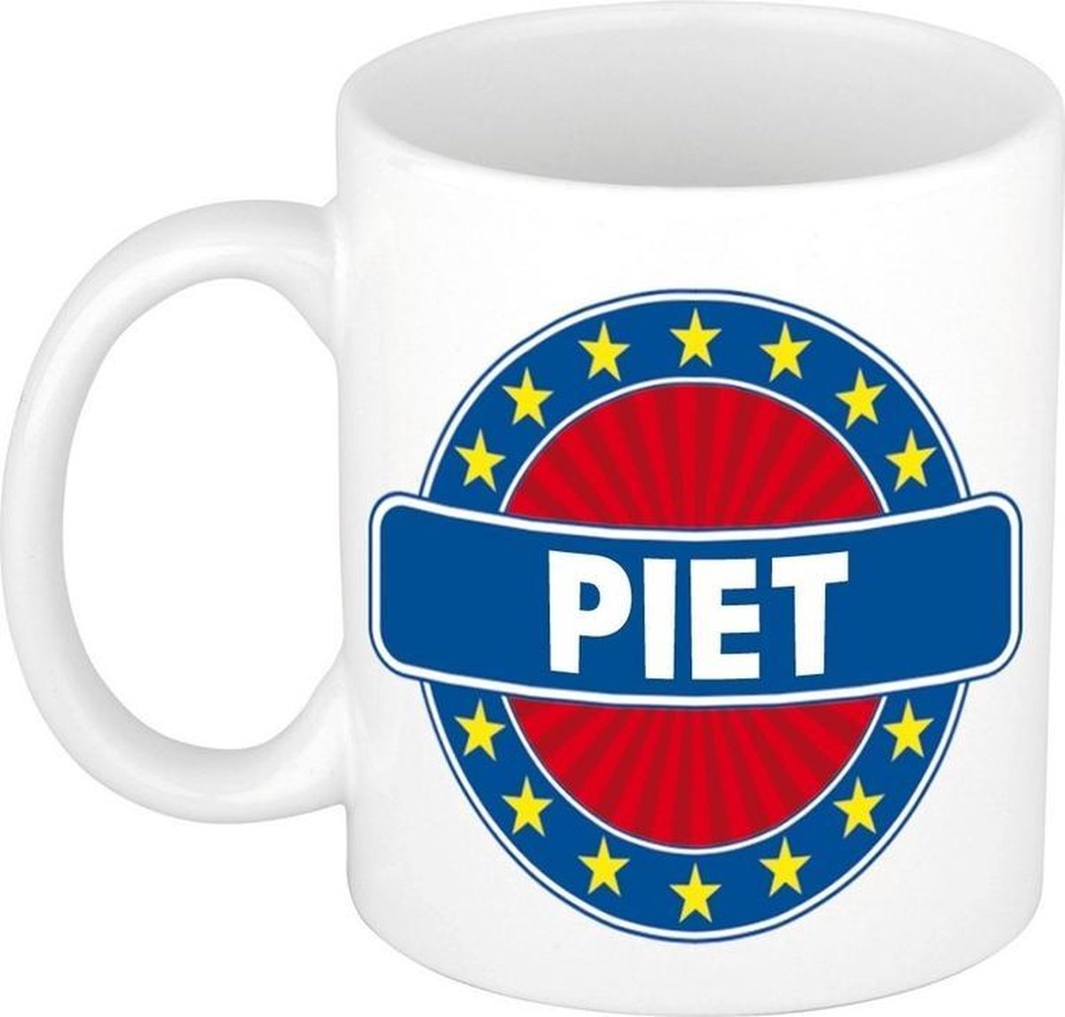 Piet naam koffie mok / beker 300 ml  - namen mokken