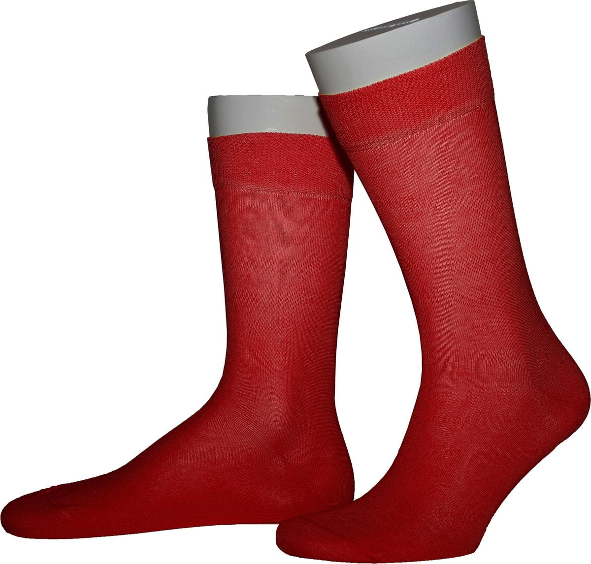 Herensokken - business - Rood - maat 43-46 - dunne Italiaanse kwaliteit