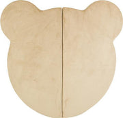 Misioo Speelmat - Beer - Velvet Goud - Speelmat baby - Speelmat foam - Luxe speelmat - speelmat peuter