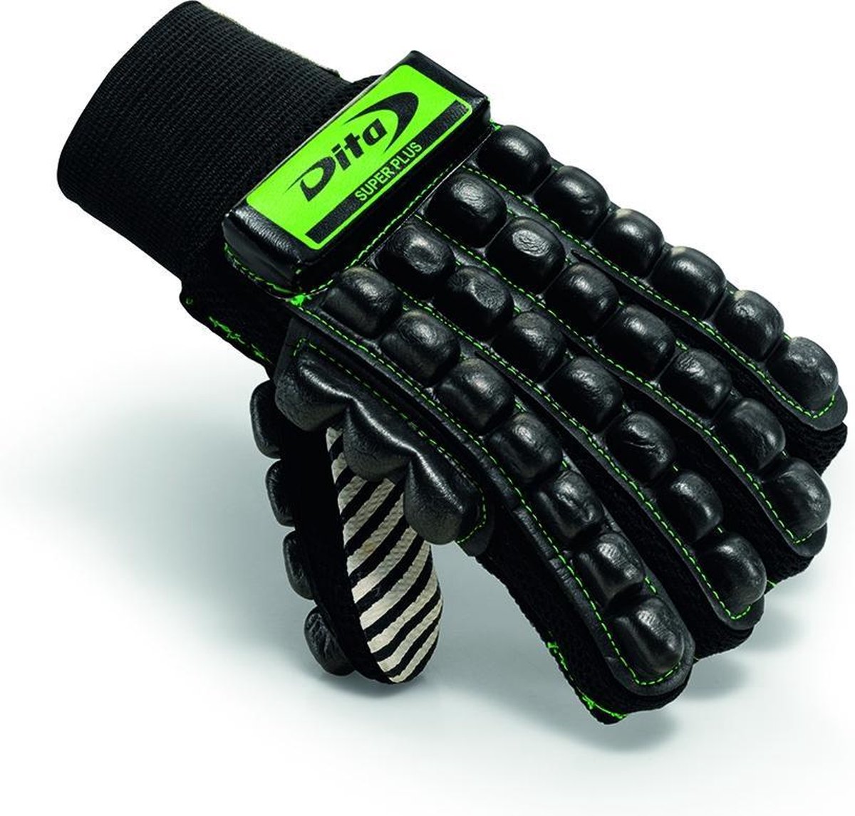 Dita Super Plus Hockeyhandschoenen - Fluo Groen/Zwart - Maat M