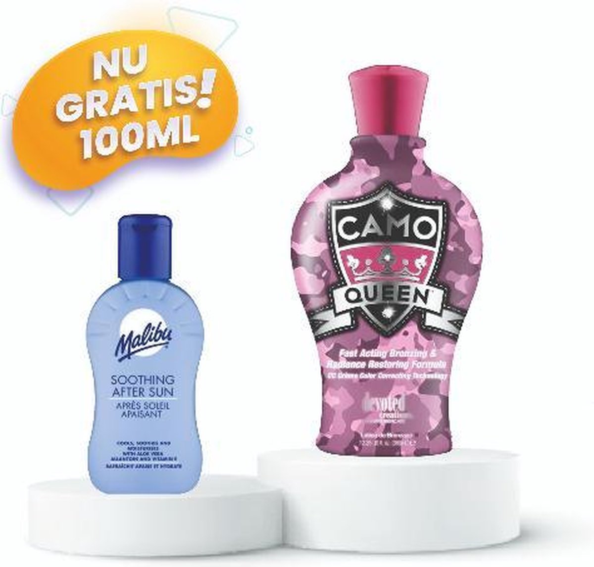 Devoted Creations Â® Camo Queen Zonnebankcrème - 360 ml
