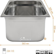 Gastronormbak Profi Line 1/2 200mm
