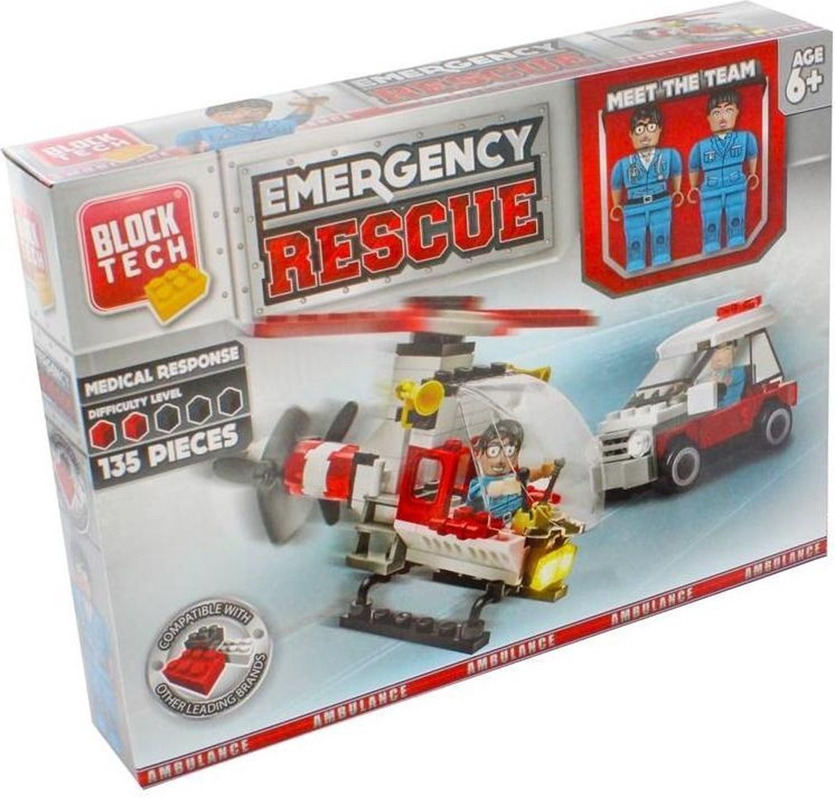 Block Tech Bouwpakket Emergency Rescue 135-delig