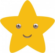Roommate Star Muurhaak Yellow