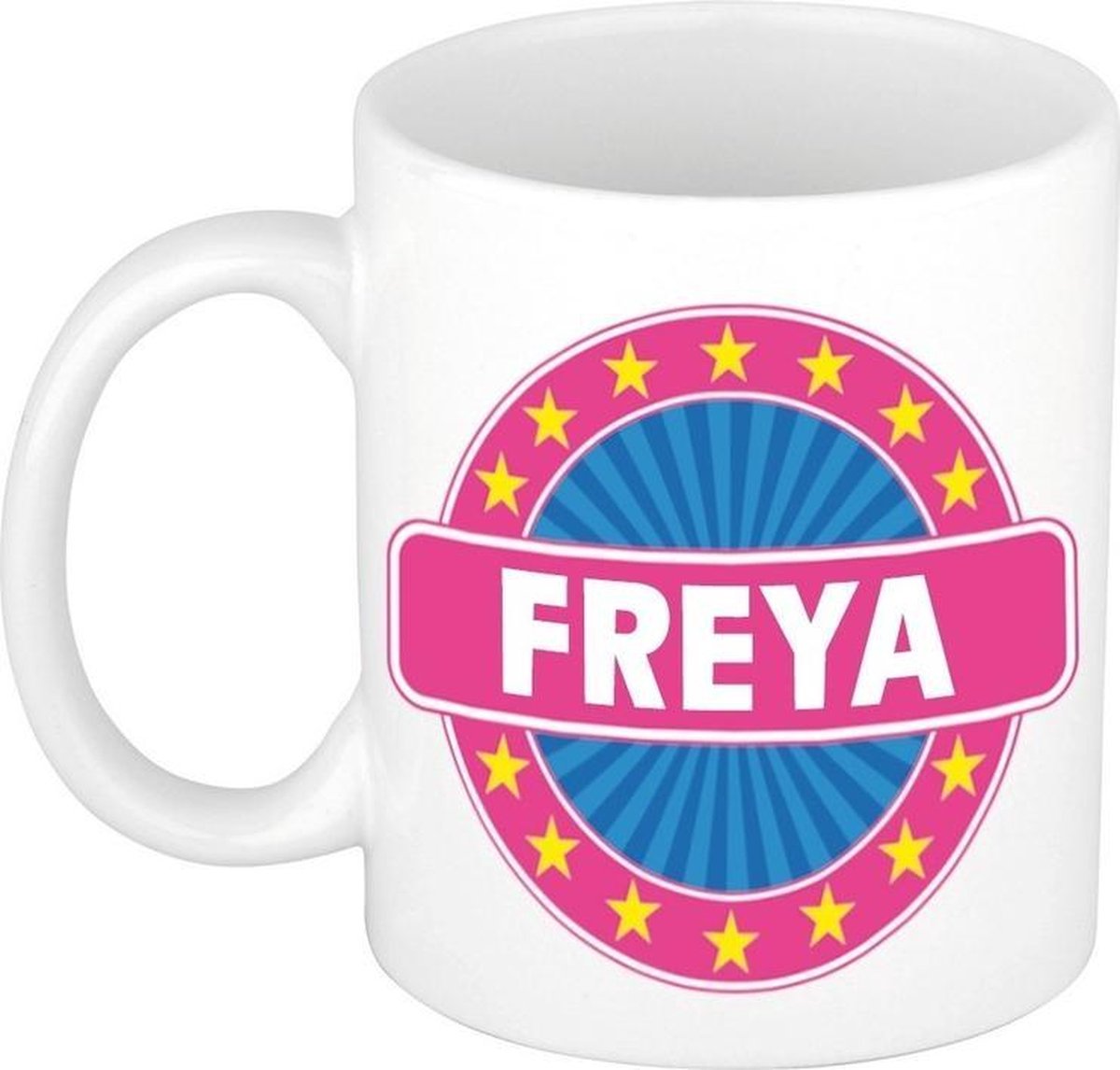 Freya naam koffie mok / beker 300 ml  - namen mokken