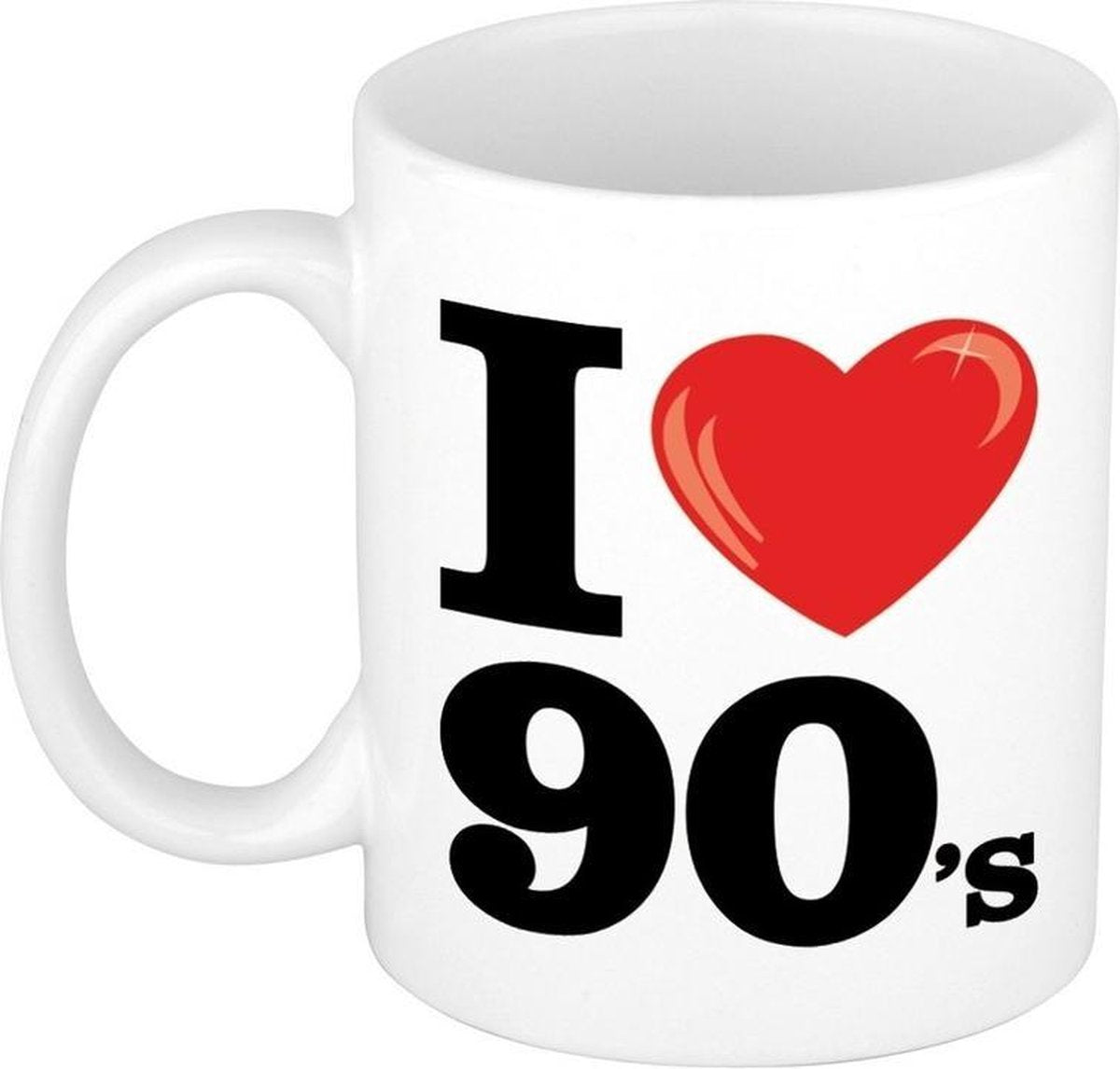 I Love 90's beker/ mok 300 ml