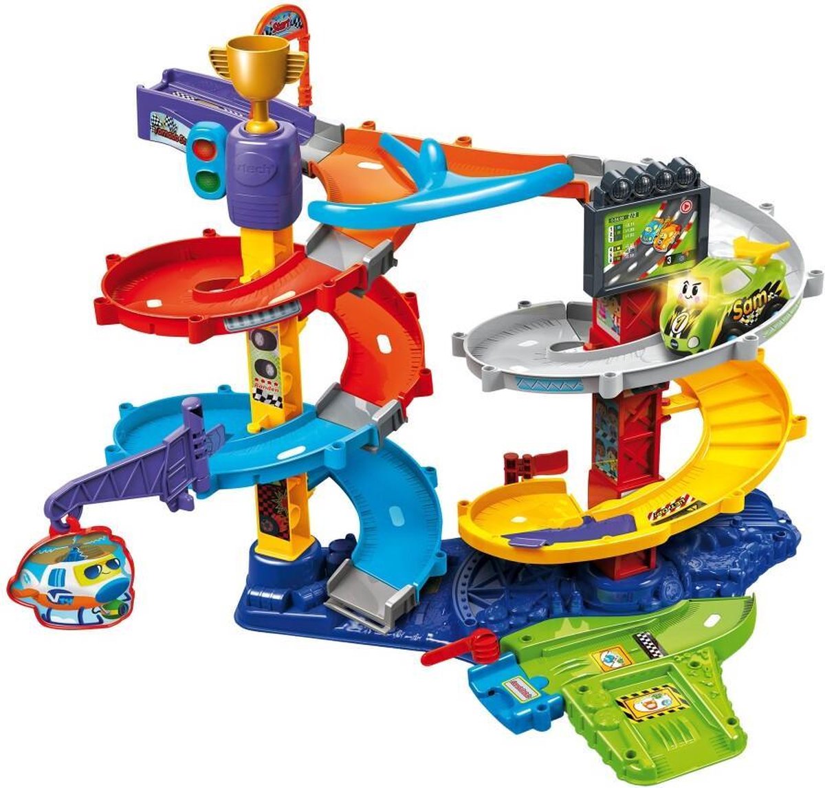 VTechToet Toet Auto's Tornado Stuntpark - Educatief Babyspeelgoed