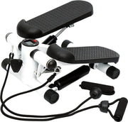 BrightWise® Stepper Inclusief Weerstandskabels - Stepper fitness - Mini stepper - Stepper fitnessapparaat - LCD-scherm