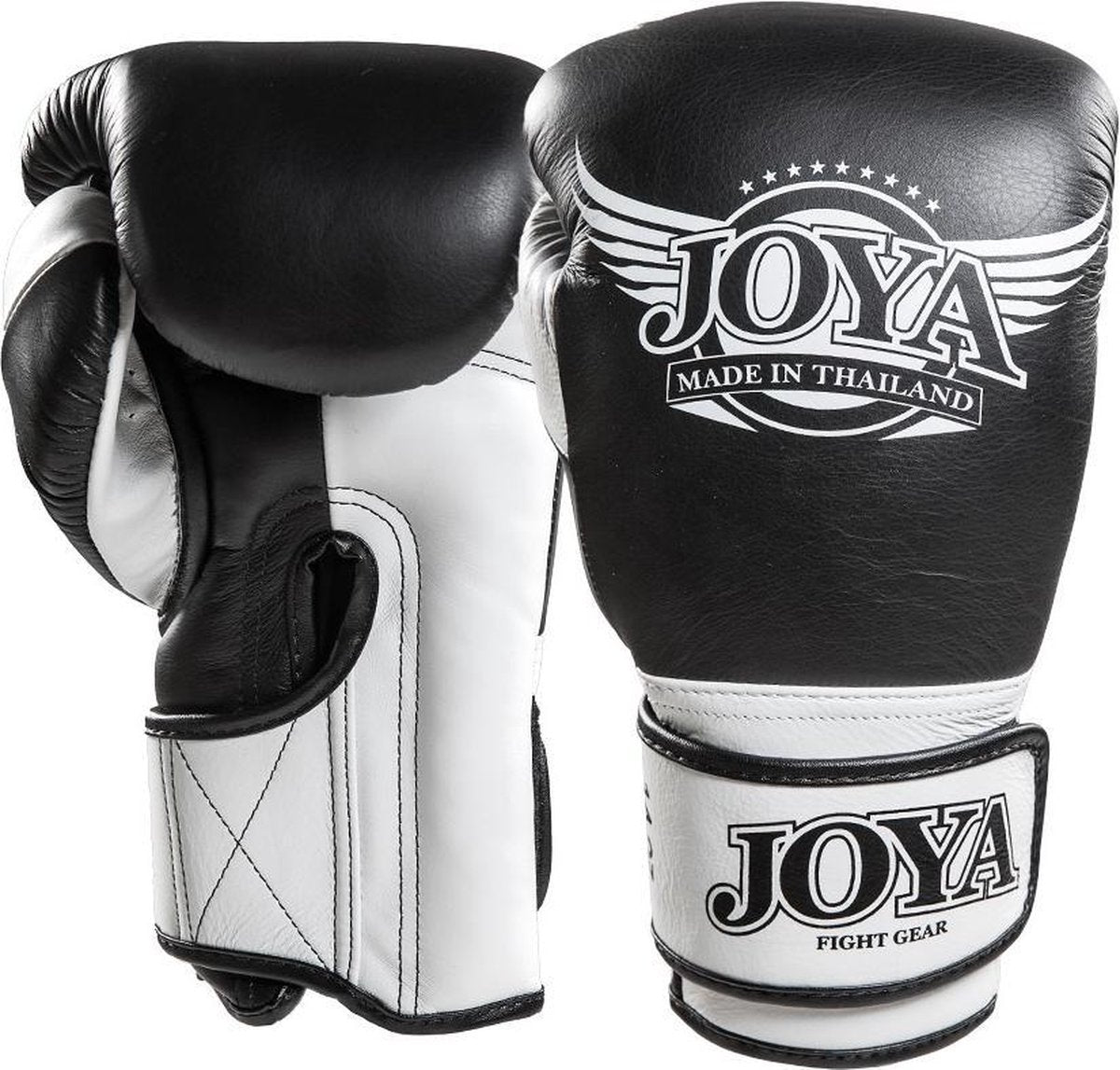 Joya Bangkok Kickbokshandschoenen Zwart Wit - Leer